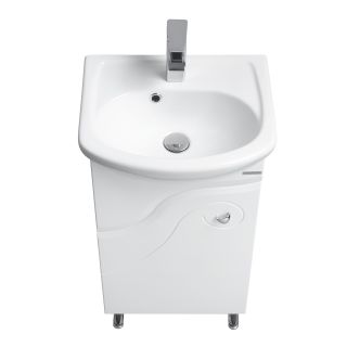 Тумба под раковину Акватон Колибри 45см белый 1A065201KO01L